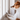 Dog looking out of a window