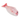 Realistic red snapper fish cat toy pictured without packaging. Pictured on a white background.