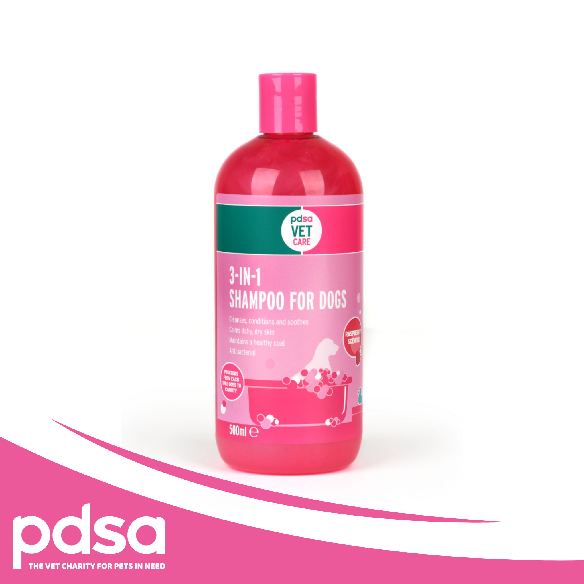 PDSA Vet Care 3 in 1 Shampoo for Dogs