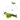 An Ancol Greenfinch shaped plush cat toy with a grey string and ring, shown on a white background.