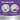 Promotional graphic for a pet diffuser refill with the headline 'Just plug & play:' on a purple background. Two circular inset photos show a hand inserting the refill into a diffuser unit and plugging it into an electrical outlet.
