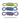 Three knotted rope dog toys in different colours are shown on a white background: lime green, medium blue, and lavender-purple. Text below reads, 'Various colours available, selected at random'.