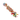 A braided rope dog toy with twisted red, yellow, and light blue cords, featuring knotted ends and frayed tassel-like tails, shown on a plain white background.