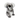A Happy Pet plush koala dog toy with grey and white fur, large fluffy ears, and a black nose, photographed against a plain white background.