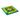 Nina Ottosson Mutlipuzzle dog toy, featuring a tri-colour design of lime green, teal, and orange, pictured on a white background.