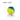 A yellow and blue Nina Ottosson Treat Tumble dog ball toy shown on a white background with measurement labels indicating 4.75 inches in height and width, plus the text 'LEVEL 1: EASY'.