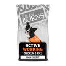 Burns Active Working Chicken Dry Dog Food 12kg