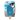 Blue ice lolly plush dog toy pictured on cardboard backing which has a Jack Russell dog with sunglasses on. Packaging text says 'Blueberry Ice Cream' and 'soak in water' pictured on a white background.
