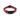 White background with a red tartan dog collar with a black plastic clip with 'ancol' written inside.