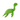 White background with a side view of a green Ancol Lottie the Loch Ness Monster dog toy with a red plaid underside.