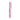 White background with a pink and grey Ergo Fine Comb with metal teeth.