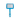 White background with a small blue and grey Ergo Slicker Brush with metal teeth.