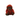 An Ancol plush dog toy mini orangutan, with reddish-brown fur, a dark brown face and hands, photographed on a plain white background.