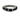 White background with a black Ancol Padded collar with a metal buckle and D-ring.