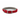 White background with a red Ancol Padded collar with a metal buckle and D-ring.