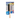 White background with a side on view of a large wooden handled Ergo Double-sided Brush for dogs, showing both a metal bristle side and a soft bristle side attached to cardboard packaging.