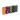 White background with a row of 5 'Bags On Board' patterned waste pick-up Refill rolls. One of each colour: Orange, pink, green, black and blue.