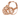 White background of a brown basket Baskerville WIDE FIT dog muzzle.