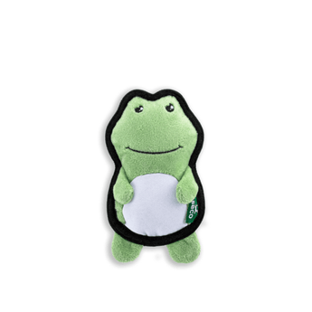 BECO green frog dog toy