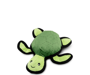 BECO Turtle Dog toy against white background