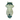 White background with a grey Bite Force Racoon Dog Toy with dark grey eye band and striped tail with stitch details for the eyes and arms.