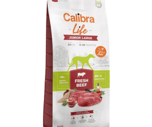 Bag of Calibra Dog Life Large Junior Fresh Beef