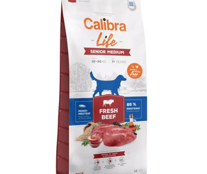 Bag of Calibra Dog Life Medium Senior Fresh Beef