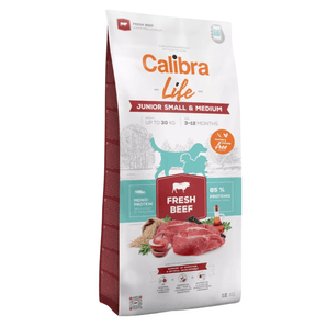Bag of Calibra Dog Life Small to Medium Junior Fresh Beef
