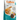 A close up of a bag of Calibra Premium Line Adult With Salmon cat food, featuring an orange tabby cat on the front, set against a plain white background.