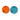 White background with two ChuckIt! Whistler balls pictured, one orange and one blue.