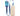White background with a soft faux lambs wool the Coachi Chase & Crinkle chase toy with a blue bungee handle, attached to a blue cardboard tag.