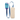 White background with a soft faux lambs wool the Coachi Chase & Crinkle chase toy with a blue bungee handle, attached to a blue cardboard tag.