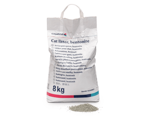 CVET Clumping Cat Litter Bentonite 8kg on white background