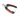 Pet nail clipper with black and red handles on a white background