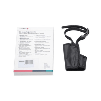CVET Dog Nylon Muzzle on white background