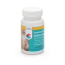 Bottle of NutriCare Feline supplement with a cat on the label against a white background