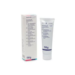 Covetus cleansing gel tube and packaging on a white background