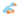 White background with a side view of a baby blue Rosewood Delia duck, with orange beak and feet and rope legs and neck.
