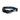 White background with a blue tartan dog collar with a black plastic clip with a purple tag with 'Dog & Co' on it.