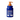 White background with a back view of a blue bottle of Douxo Ultra-safe Detangling Shampoo with orange pump.
