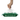 White background with a hand pulling a Earth Rated Pet Ear wipe from a green packet.