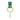 White background with a back view of a pale green Small Earth Rated Tug dog toy attached to a dark green cardboard tag.