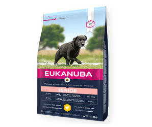 Eukanuba Caring Large Senior Dry Dog Food Chicken - 12kg