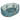 Pet bed with bird pattern on a white background