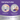 Promotional graphic for a pet diffuser refill with the headline 'Just plug & play:' on a purple background. Two circular inset photos show a hand inserting the refill into a diffuser unit and plugging it into an electrical outlet.