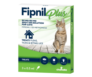 Fipnil Spot-On Flea Treatment for Cats | Pack of 3