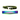 White background with a Rainbow reflective dog collar with a green trim pictured. Below is an example of the collar under light, showing the rainbow illumination.