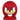 A close up of a jumbo plush dog toy of Knuckles the Echidna, featuring his classic red body and cream-colored face, set against a plain white background.