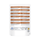 Back view of Hills Prescription Kidney Care Beef wet food pouch on a white background.