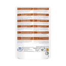 Back view of Hills Prescription Kidney Care Chicken wet food pouch on a white background.